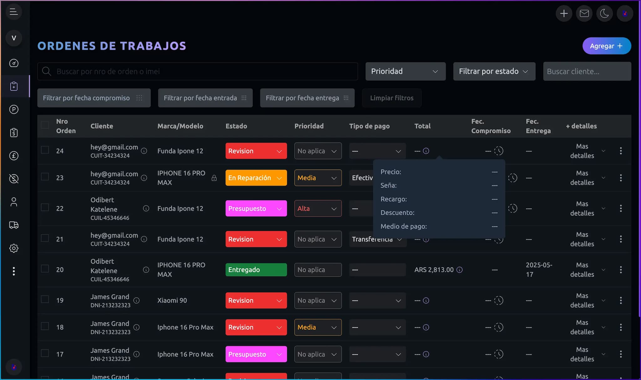 Dashboard
